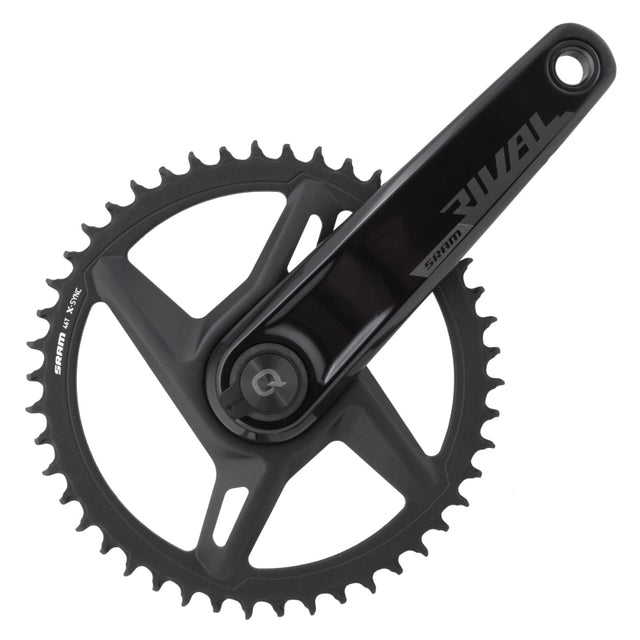 SRAM Rival D1 Quarq Wide 1x Power Meter Crankset Speed: 12 Spindle: 28.99mm 46 DUB 170mm Black Road Disc