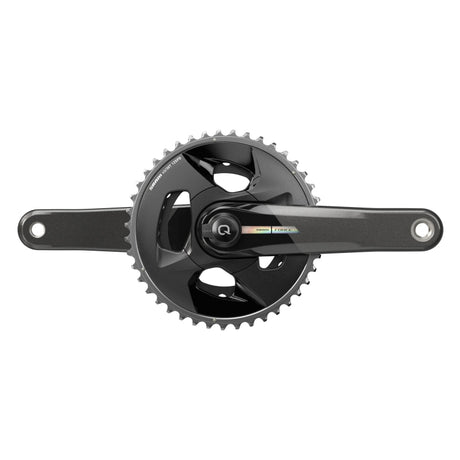 SRAM Force D2 2x Wide Power Meter Crankset Speed: 12 Spindle: 28.99mm BCD: Direct Mount 43/30 DUB 170mm Black Road Disc