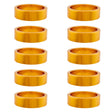 Origin8 Alloy Headset Spacers SHIS Spacer 1-1/8` x 10mm Gold 10 to a bag Alloy
