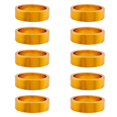 Origin8 Alloy Headset Spacers SHIS Spacer 1-1/8` x 10mm Gold 10 to a bag Alloy