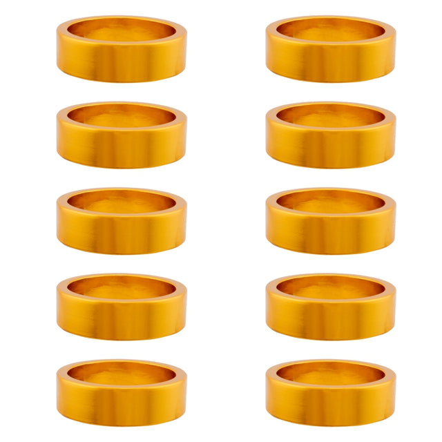 Origin8 Alloy Headset Spacers SHIS Spacer 1-1/8` x 10mm Gold 10 to a bag Alloy