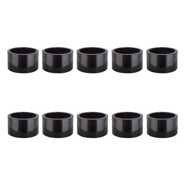 Origin8 Alloy Headset Spacers SHIS Spacer 1-1/8` x 20mm Black 10 to a bag Alloy