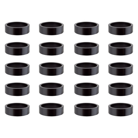 Origin8 Bulk Alloy Headset Spacers SHIS Spacer 1-1/8` x 10mm Black Jar of 20