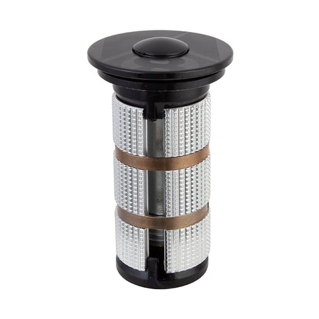 Origin8 Fusion Alloy Flat Compression Plug SHIS Black 1-1/8` 50mm