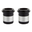 Origin8 CX/GX/MT/FB-1110 Elite Front Axle Adapters Front/Rear Front 15TA Blk Alloy