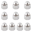Sunlite Sunlite Axle Nuts Front/Rear 3/8` x 26t Chromoly Sil