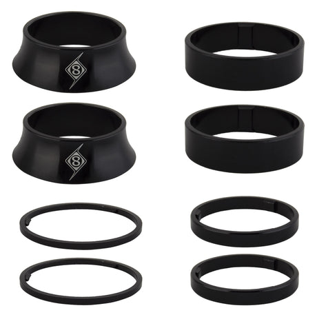 Origin8 Single Speed Freehub Kit Spacer Kit Black AL6061