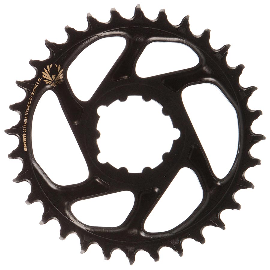 SRAM X-SYNC 2 SL 3mm Chainring Teeth: 32 Speed: 11/12 BCD: Direct Mount Single Aluminum Gold