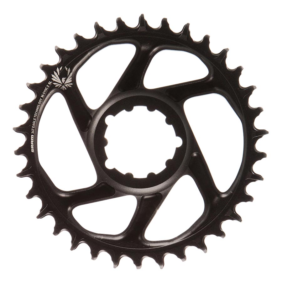SRAM X-SYNC 2 SL 6mm Chainring Teeth: 34 Speed: 11/12 BCD: Direct Mount Single Aluminum Black