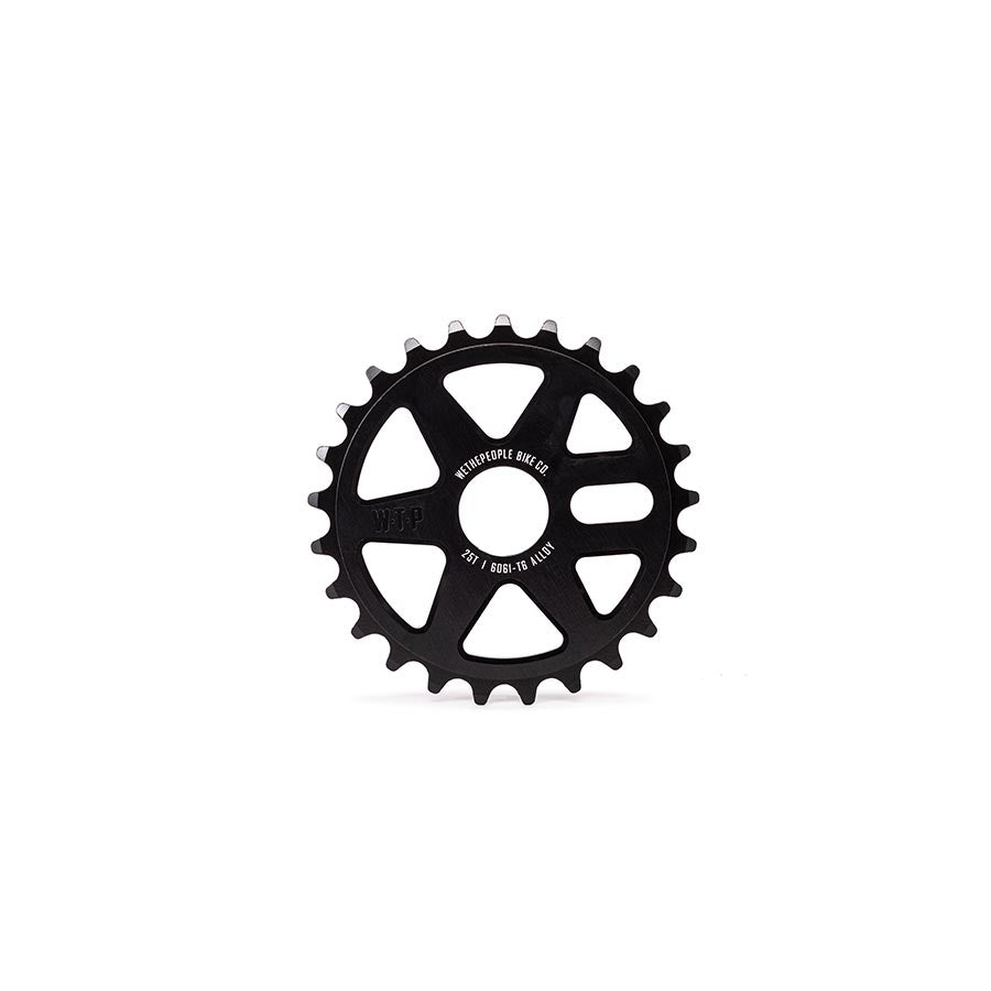 We The People Logic Chainring Teeth: 25 6061-T6 Aluminum Black