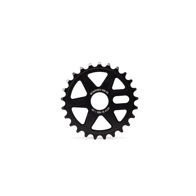 We The People Logic Chainring Teeth: 25 6061-T6 Aluminum Black