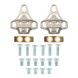 Sunlite 3-Bolt Road Shoe to SPD Pedal Cleats  Silver SPD Cleat adapters only Alloy