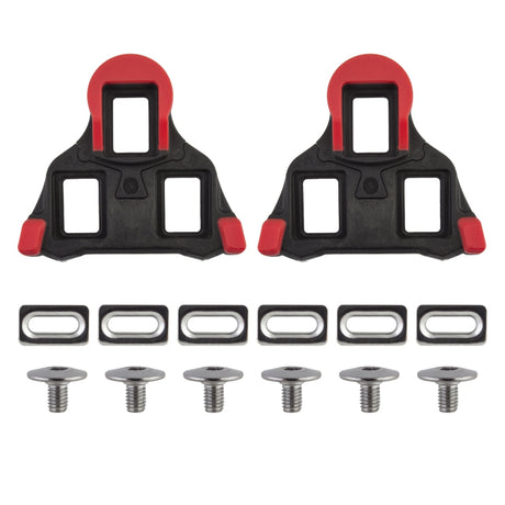 Origin8 Split Fixed SPD-SL Cleats  Black/Red SPD-SL 0° Fixed