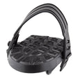 Sunlite Flat Form I Exerciser Pedals 1/2` Loose Ball Black Toe Straps