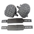 Sunlite Flat Form I Exerciser Pedals 9/16` Loose Ball Black Toe Straps