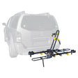 Sunlite HRT-250 1.25-2in Receiver Tray Rack 2 Bike 1-1/4 or 2` Black 70lbs
