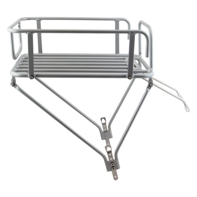 Bike Rear Rack Eyelets Pure cycles Urban Rear Rack Rear Eyelet Silver 55lbs – Bike Mart
