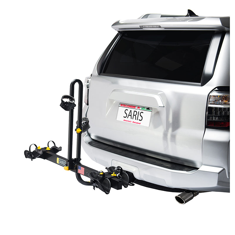 Saris Freedom Hitch Mount Rack 1-1/4'' and 2'' Bikes: 2 Max weight per bike: 60 lb