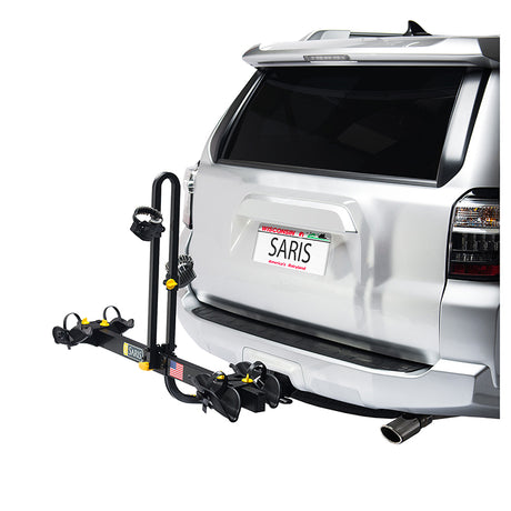Saris Freedom Hitch Mount Rack 1-1/4'' and 2'' Bikes: 2 Max weight per bike: 60 lb