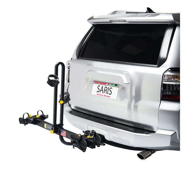 Saris Freedom Hitch Mount Rack 1-1/4'' and 2'' Bikes: 2 Max weight per bike: 60 lb