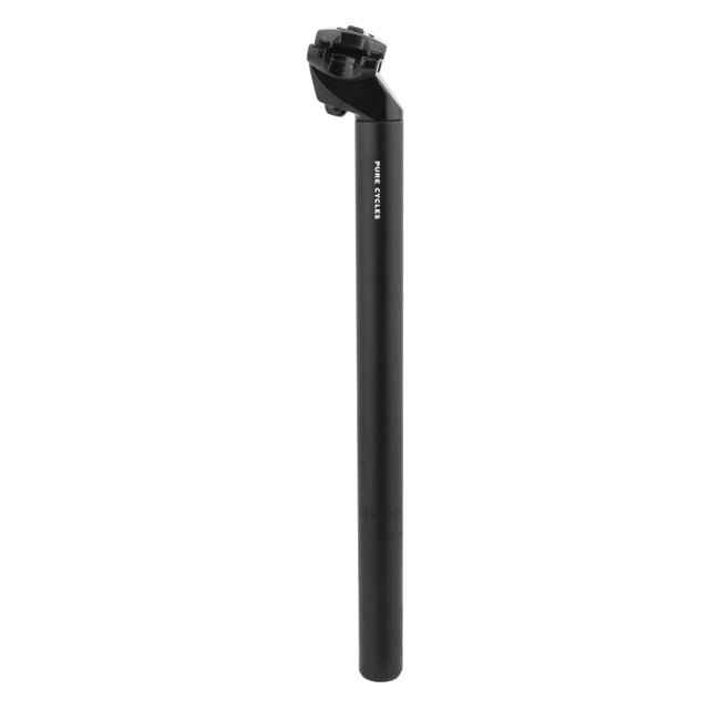 Pure cycles Seat Post  25.4mm 350mm Black Alloy 16mm