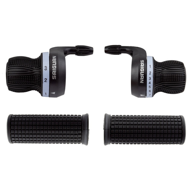 Sunlite UtiliT Sport Twist Shifter  Pair 3x7sp 2 to 1 Blk