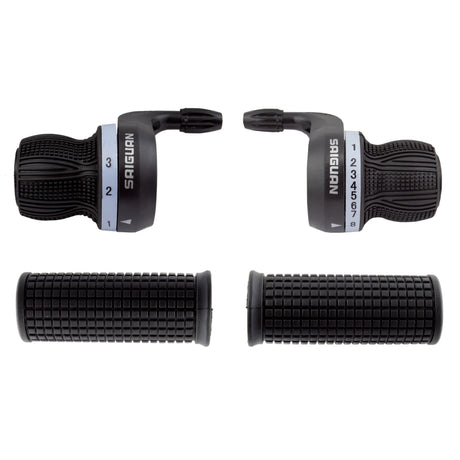 Sunlite UtiliT Sport Twist Shifter  Pair 3x8sp 2 to 1 Blk