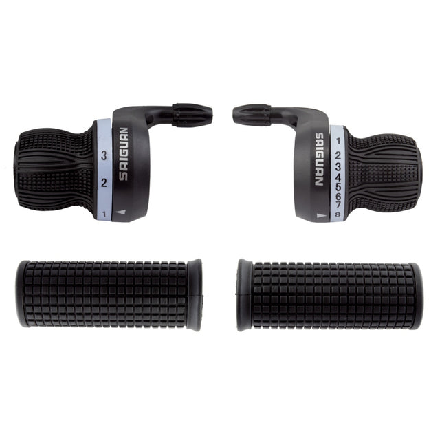 Sunlite UtiliT Sport Twist Shifter  Pair 3x8sp 2 to 1 Blk