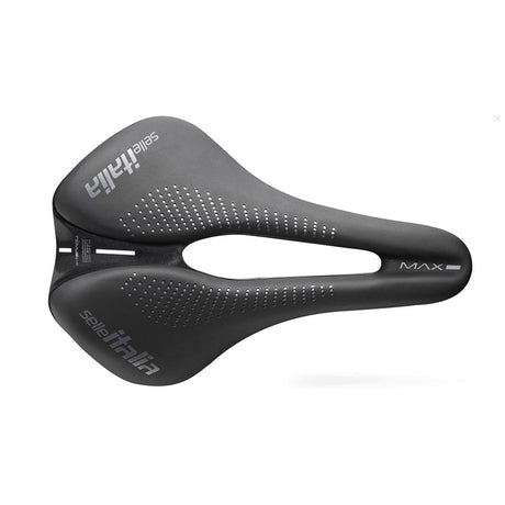 Selle Italia Max Novus EVO Boost Ti 316 Superflow Saddle 245 x 160mm Unisex 228g Black