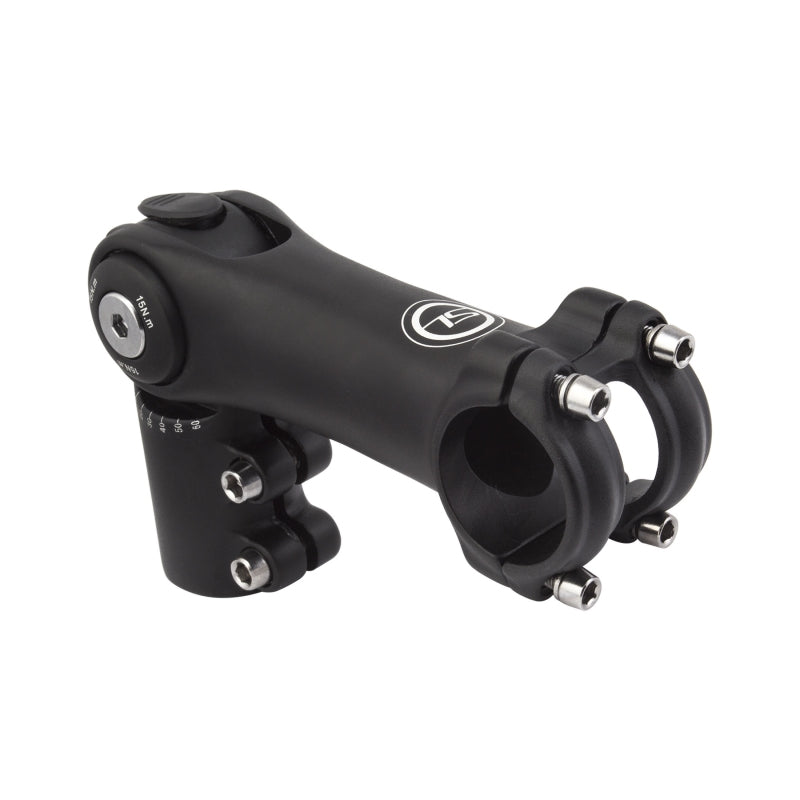 Sunlite 0°-60° Adjustable Top Mount  Stem 90 25.4 or 31.8 Black