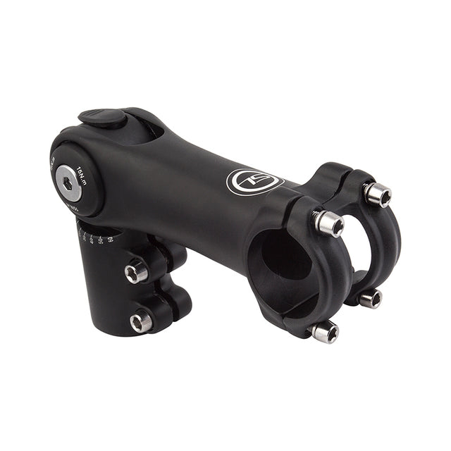 Sunlite 0°-60° Adjustable Top Mount  Stem 110 25.4 or 31.8 Black