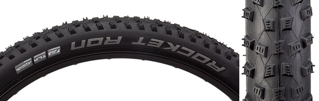 Schwalbe Rocket Ron Addix Tire 29''x2.25 Folding Tubeless Ready Addix Performance TwinSkin 67TPI Black