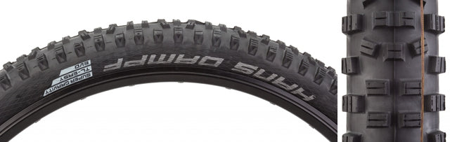 Schwalbe Hans Dampf II Addix Mountain Tire 275x2.35 Folding Tubeless Ready Addix Soft Super Gravity 67TPI Black