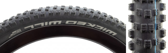 Schwalbe Wicked Will Mountain Tire 29''x2.60 Folding Tubeless Ready Addix Speedgrip Super Trail TL Easy Black