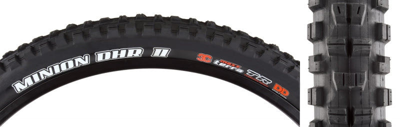 Maxxis Minion DHR II Tire - 26 x 2.3 Tubeless Folding Black 3C