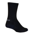 Sockguy Noir 6" Socks 9-13 Black-Red