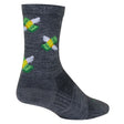 Sockguy Cha Ching Wool Socks 9-13 Gray 