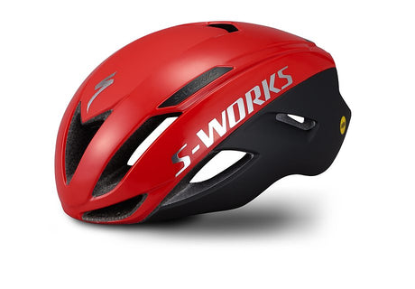 Specialized S-Works Evade Ii Angi Mips Satin/Gloss Flo Red/Chrome S