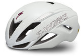 Specialized S-Works Evade Ii Angi Mips Matte/Gloss Metallic White/Maroon S