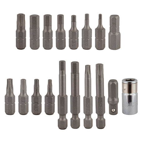 Pedros Hex Bit Set II Hex Wrenches 18 Pieces