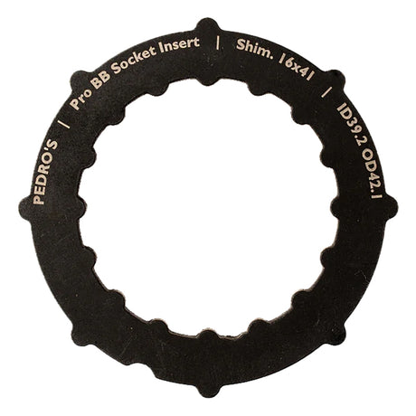 Pedros Pro BB Socket System Insert BB Adapter Tool Black 16-Notch 41mm 6460762 Shimano