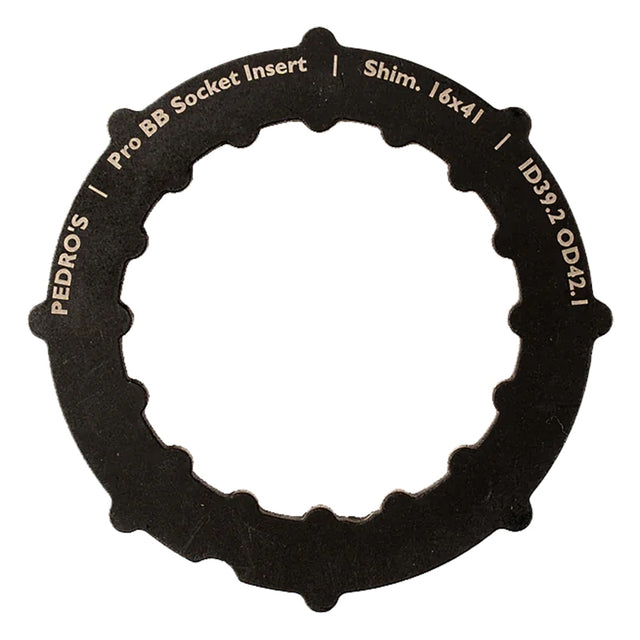 Pedros Pro BB Socket System Insert BB Adapter Tool Black 16-Notch 41mm 6460762 Shimano