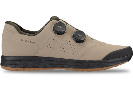 Specialized 2Fo Cliplite Shoe Taupe/Dark Moss Green 38.5