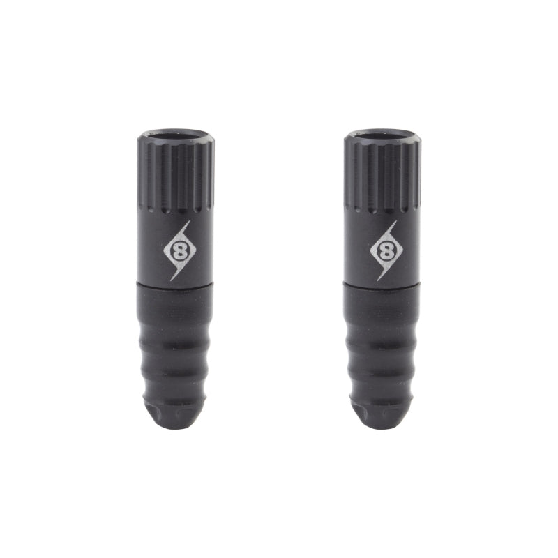 Origin8 Hi-Flo Presta Valve Converters Valve Core Pair Black