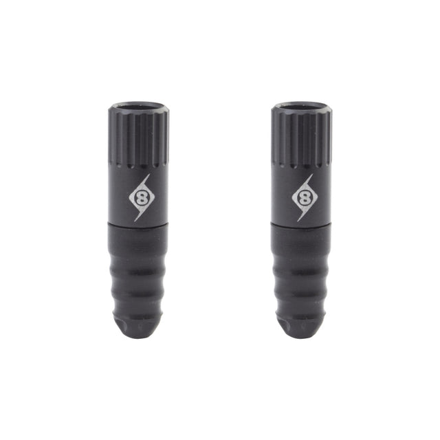 Origin8 Hi-Flo Presta Valve Converters Valve Core Pair Black