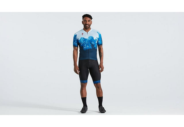 Specialized In Layers Sl Jersey Ss Men Blue/White Xs