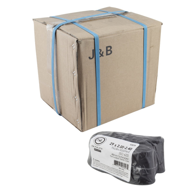 Sunlite Utili-T Bulk Thorn Resistant Schrader Valve 29x2.00-2.40 SV 48mm 0d Smooth Removable 56.5mm 3.7mm/1.7mm