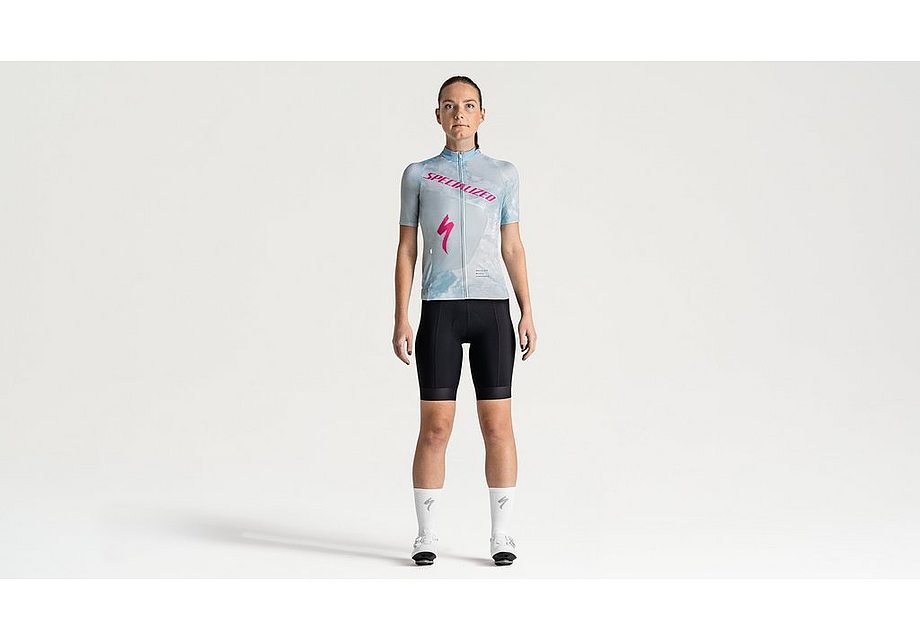 Specialized Sbc Foundation Graphic Jersey Ss Wmn Sea Foam/Rebel Pink Focal Xs