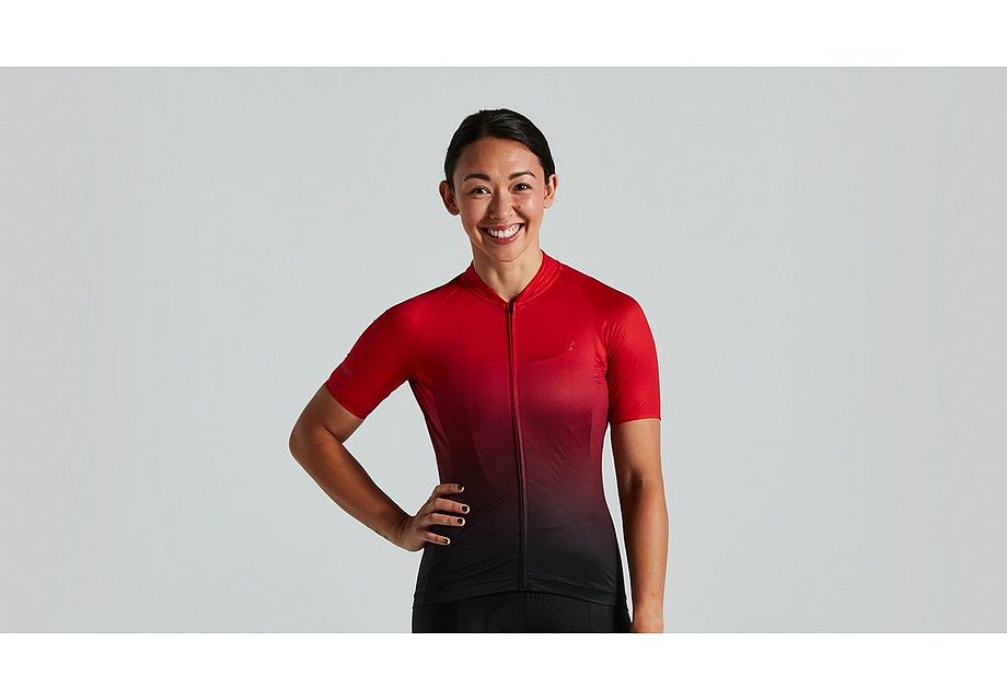 Specialized Sl Air Jersey Ss Wmn Sagan Decon Red Red/Black Fade Xs