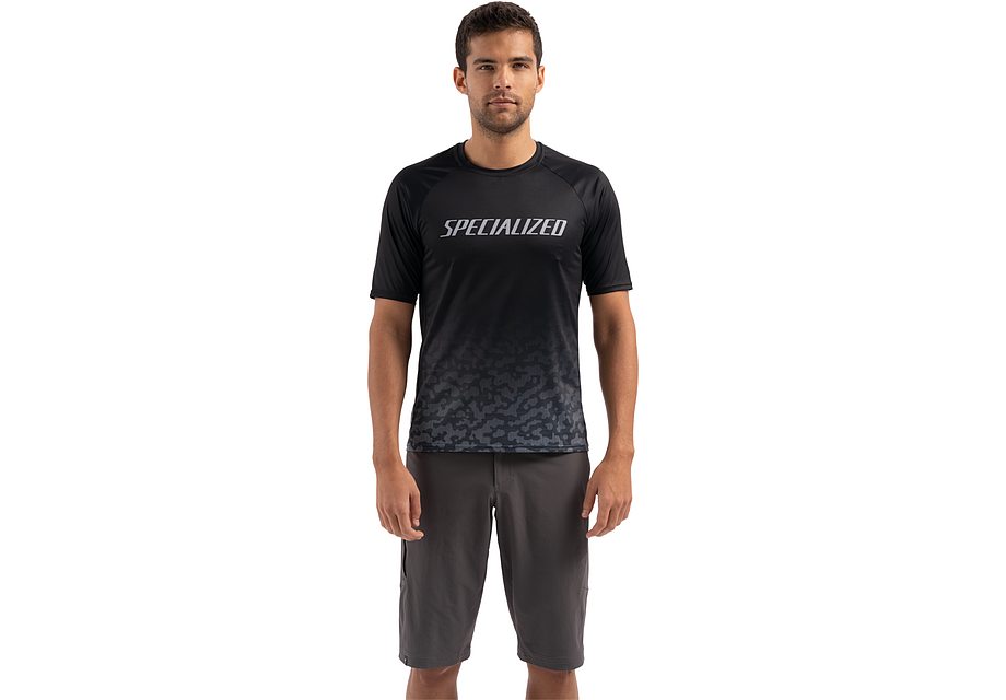 Specialized Enduro Air Jersey Ss Men Black / Charcoal Terrain Xxl